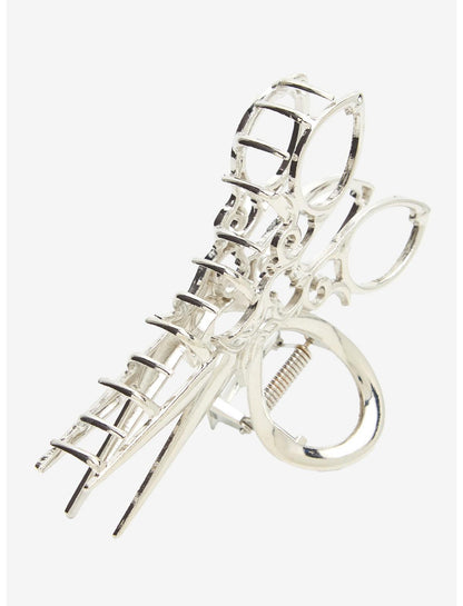 Cosmic Aura Ornate Vintage Scissors Claw Hair Clip - US 8656