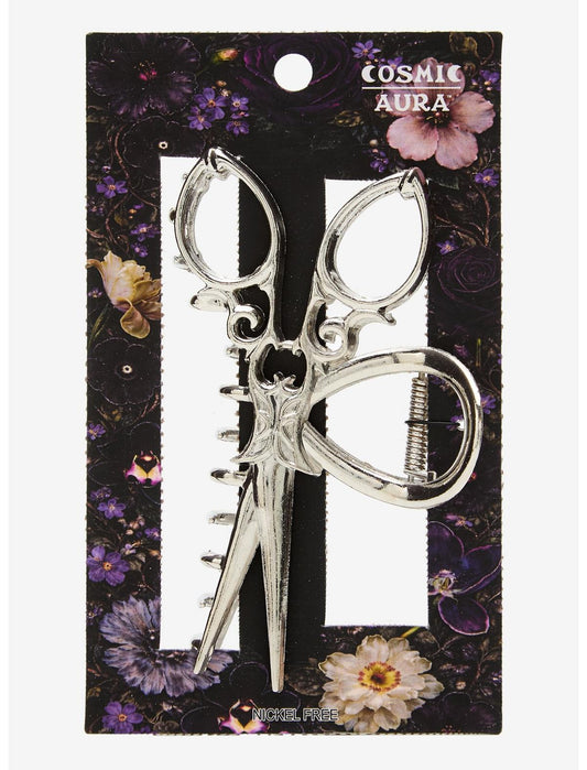 Cosmic Aura Ornate Vintage Scissors Claw Hair Clip - US 8656
