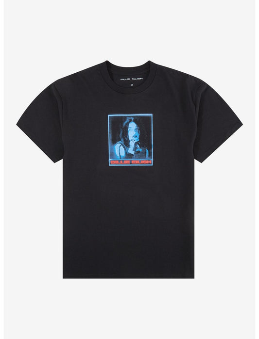 Billie Eilish Hit Me Hard And Soft Singing Photo T-Shirt - US 9160