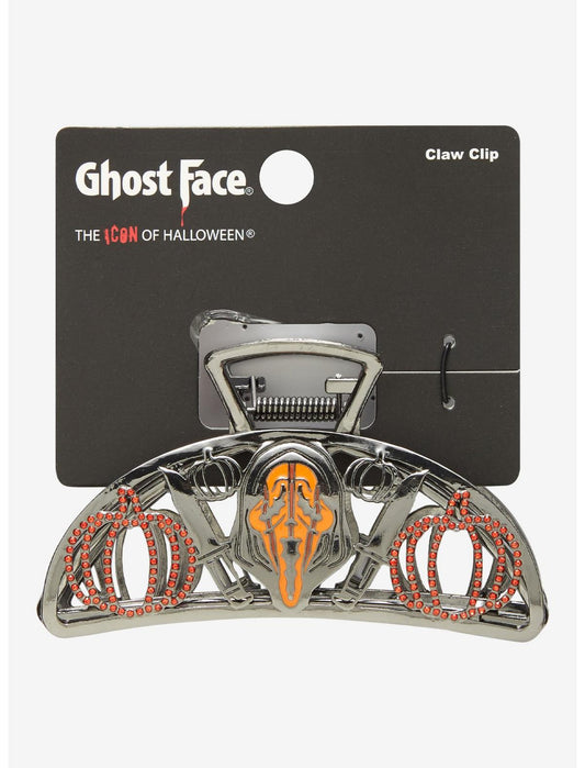 Ghost Face Pumpkin Claw Hair Clip - US 2708