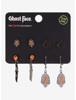 Ghost Face Glow-In-The-Dark Earring Set - US 9572