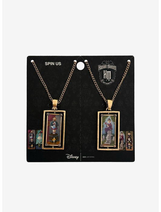 Her Universe Disney The Haunted Mansion Portrait Best Friend Necklace Set - US 7801
