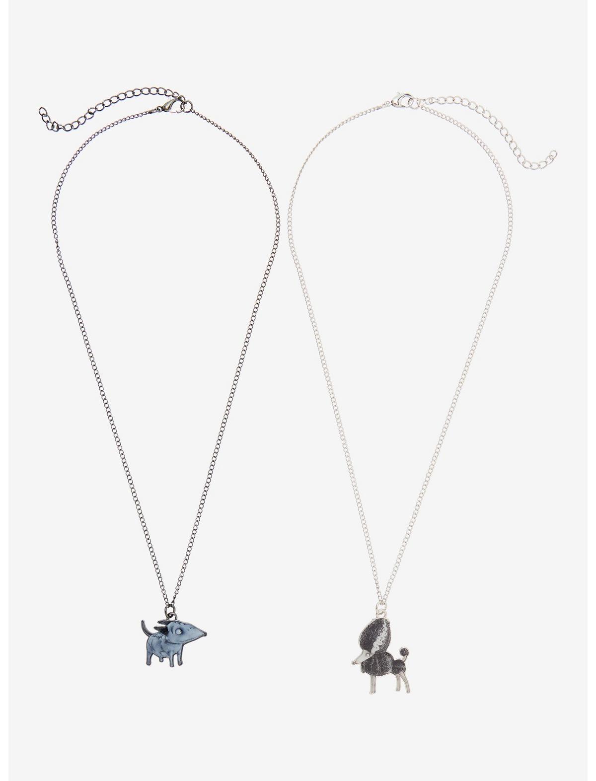 Disney Frankenweenie Sparky & Persephone Best Friend Necklace Set - US 4235