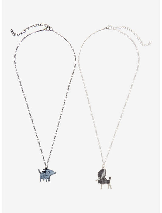 Disney Frankenweenie Sparky & Persephone Best Friend Necklace Set - US 4235