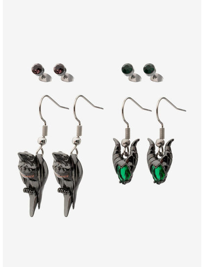 Disney Sleeping Beauty Maleficent & Diablo Earring Set - US 7404