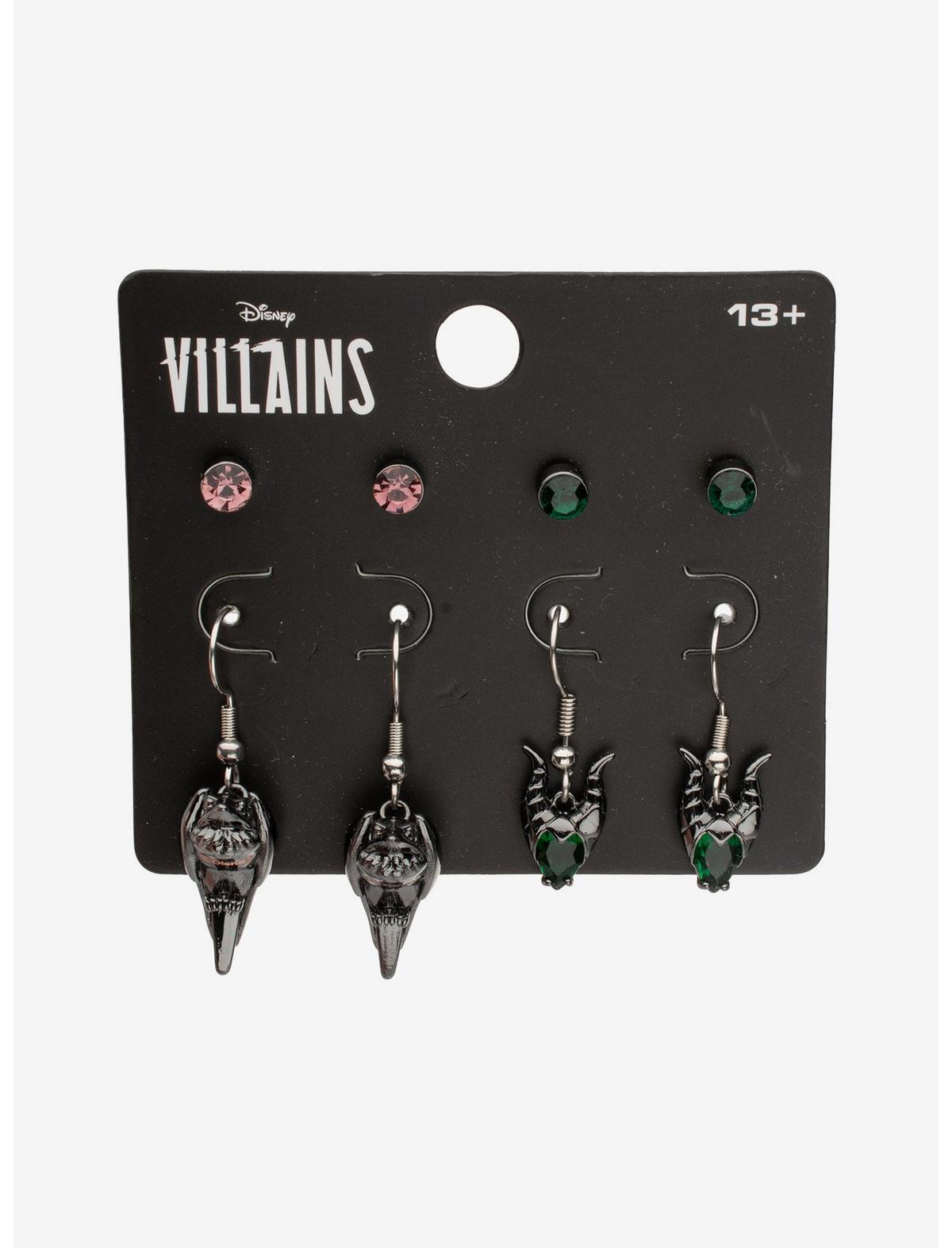 Disney Sleeping Beauty Maleficent & Diablo Earring Set - US 7404