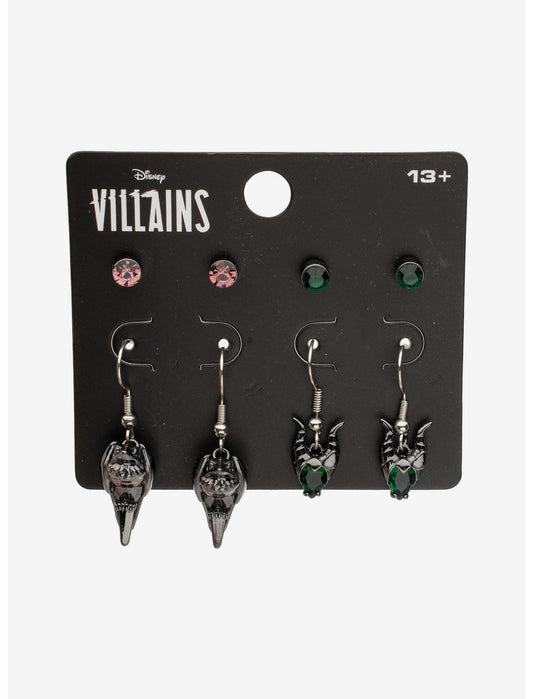Disney Sleeping Beauty Maleficent & Diablo Earring Set - US 7404