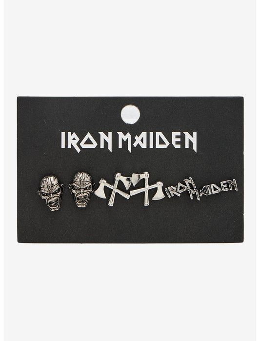 Iron Maiden Assorted Stud Earring Set - US 0186