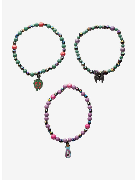 Disney Villains Icons Bead Bracelet Set - US 1281