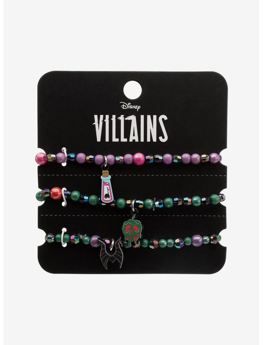Disney Villains Icons Bead Bracelet Set - US 1281