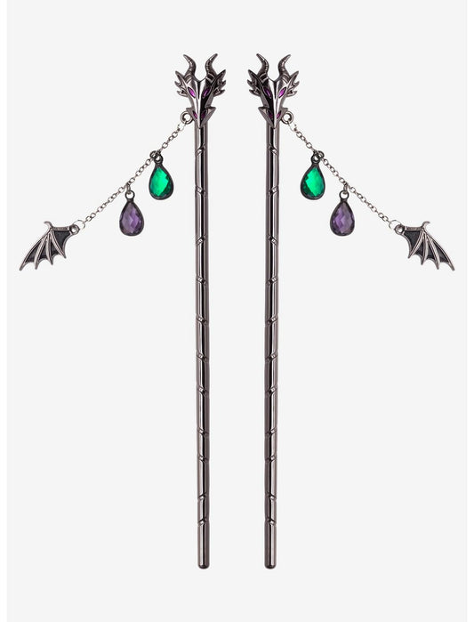 Disney Sleeping Beauty Maleficent Hair Stick Set - US 5867