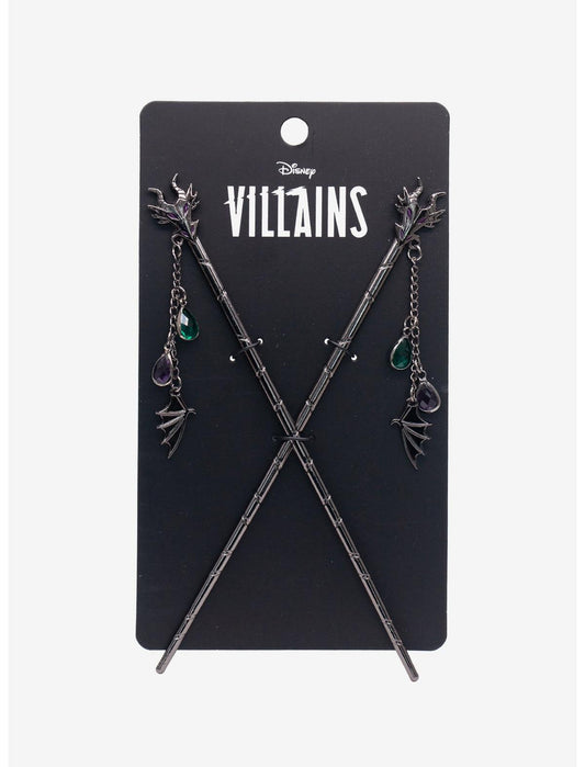 Disney Sleeping Beauty Maleficent Hair Stick Set - US 5867