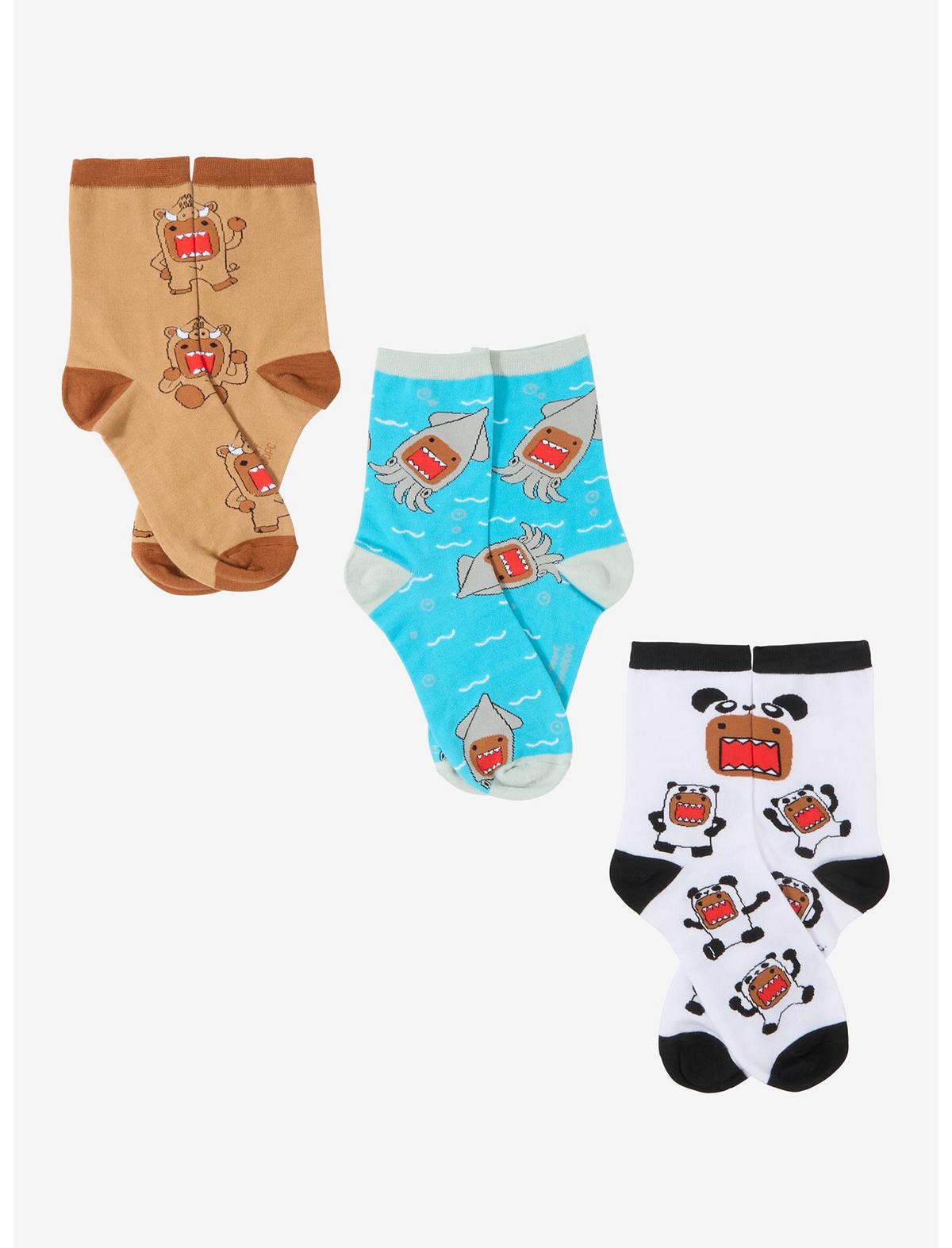 Domo Animals Crew Socks 3 Pair - US 3264