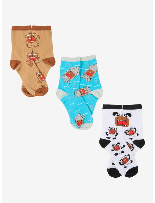Domo Animals Crew Socks 3 Pair - US 3264