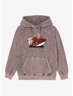 Archie Comics Pop Tates Chocolate Shoppe Mineral Wash Hoodie - US 5677