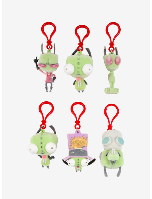 Invader Zim Flocked Blind Box Figural Bag Clip - US 3889