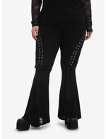 Cosmic Aura Lace-Up Godet Flare Pants Plus Size - US 2175