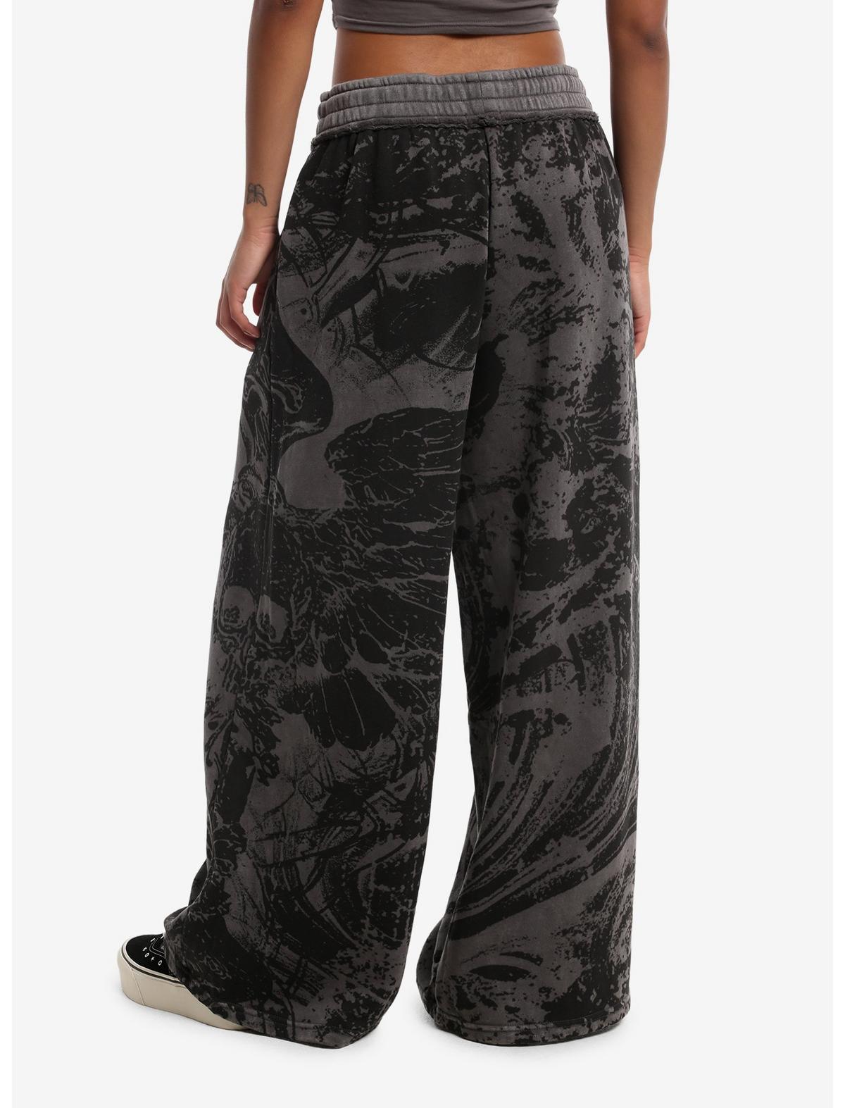 Explosion Grey & Black Girls Lounge Pants - US 6135