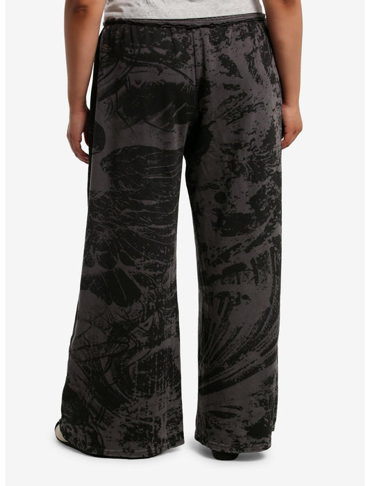 Explosion Grey & Black Girls Lounge Pants Plus Size - US 7210