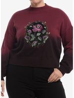 Cosmic Aura Floral Ombré Girls Sweater Plus Size - US 8732