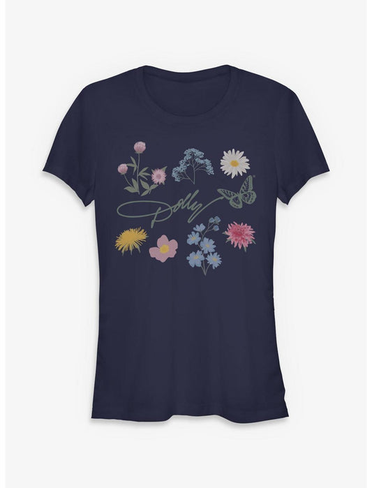 Dolly Parton Floral Signature Girls T-Shirt - US 6401