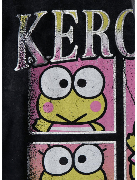 Keroppi Grid Mineral Wash T-Shirt - US 7181