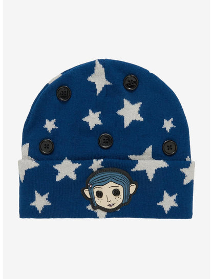 Coraline Stars & Buttons Beanie - US 5757