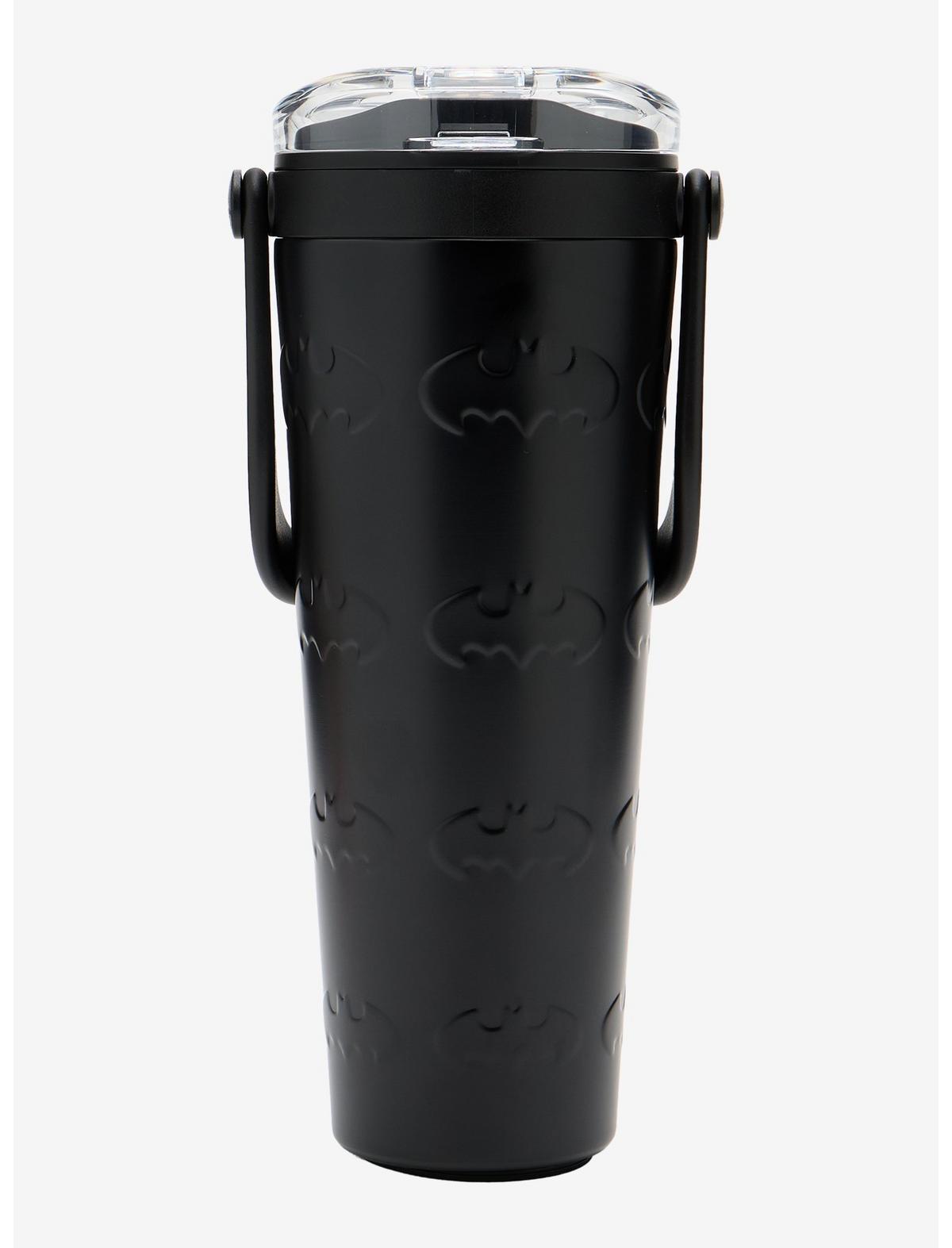 DC Comics Batman Embossed Symbol Steel Travel Cup - US 5738