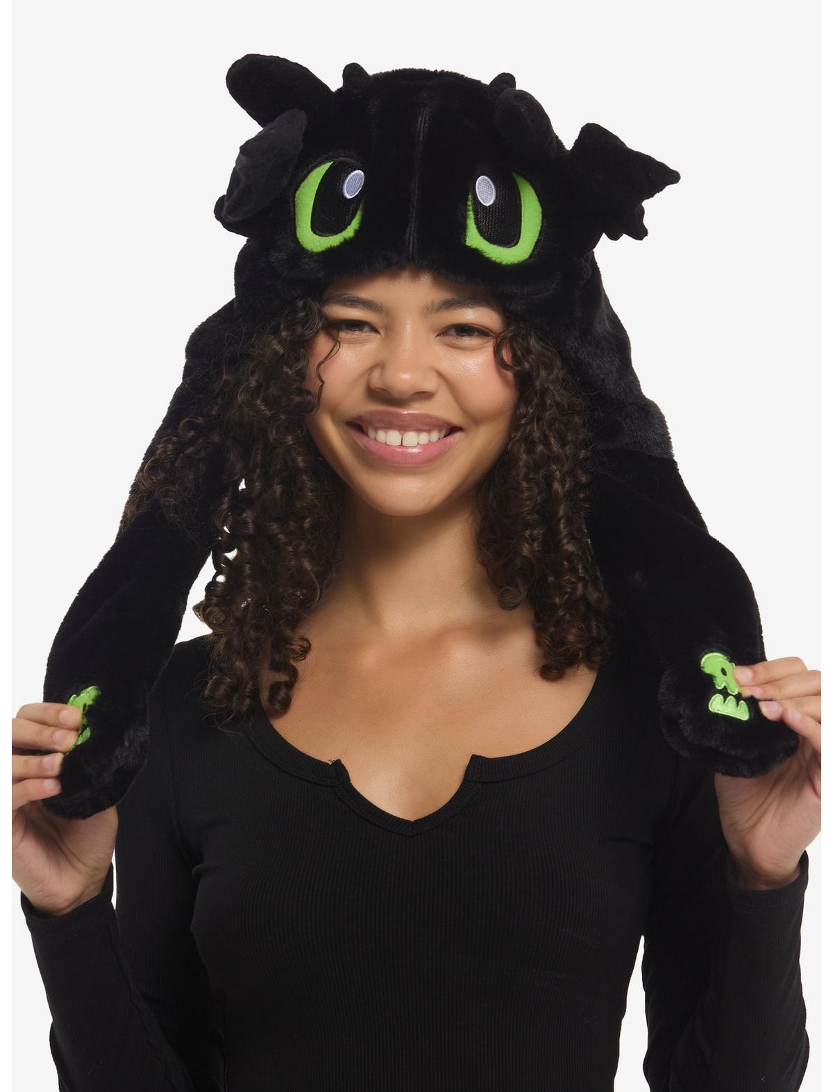 How To Train Your Dragon Toothless Tassel Beanie With Moveable Wings - US 3579