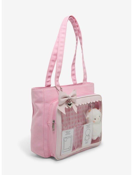 Light Pink Trinket Display Tote Bag - US 8242