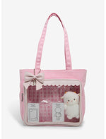 Light Pink Trinket Display Tote Bag - US 8242