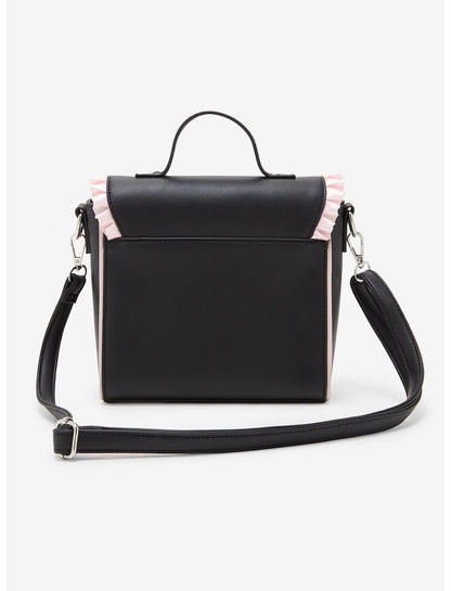 Black & Pink Kawaii Cat Crossbody Bag - US 9869