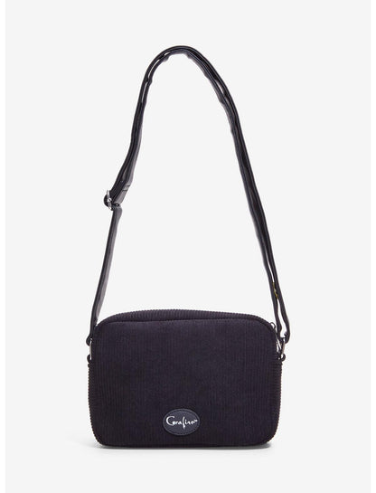 Coraline Doll Corduroy Crossbody Bag - US 8294