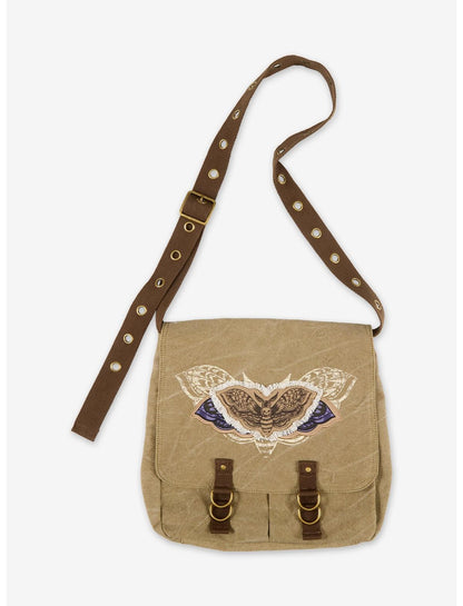 Death Moth Patch Messenger Bag - US 4705