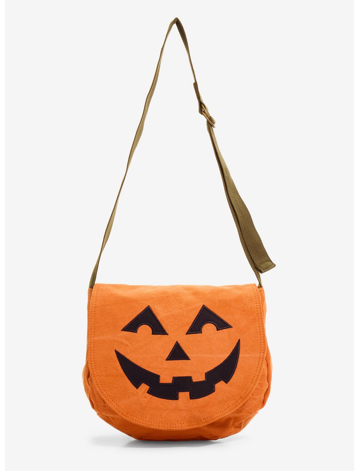 Jack-O'-Lantern Face Messenger Bag - US 4086