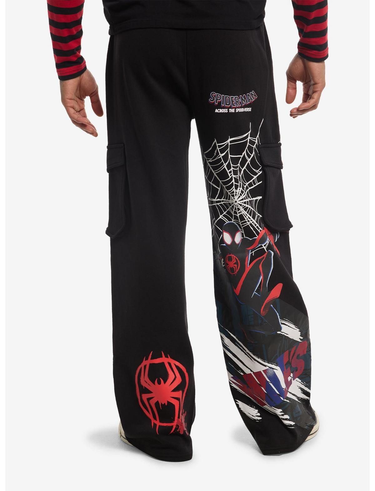 Marvel Spider-Man: Across The Spider-Verse Cargo Sweatpants - US 2563