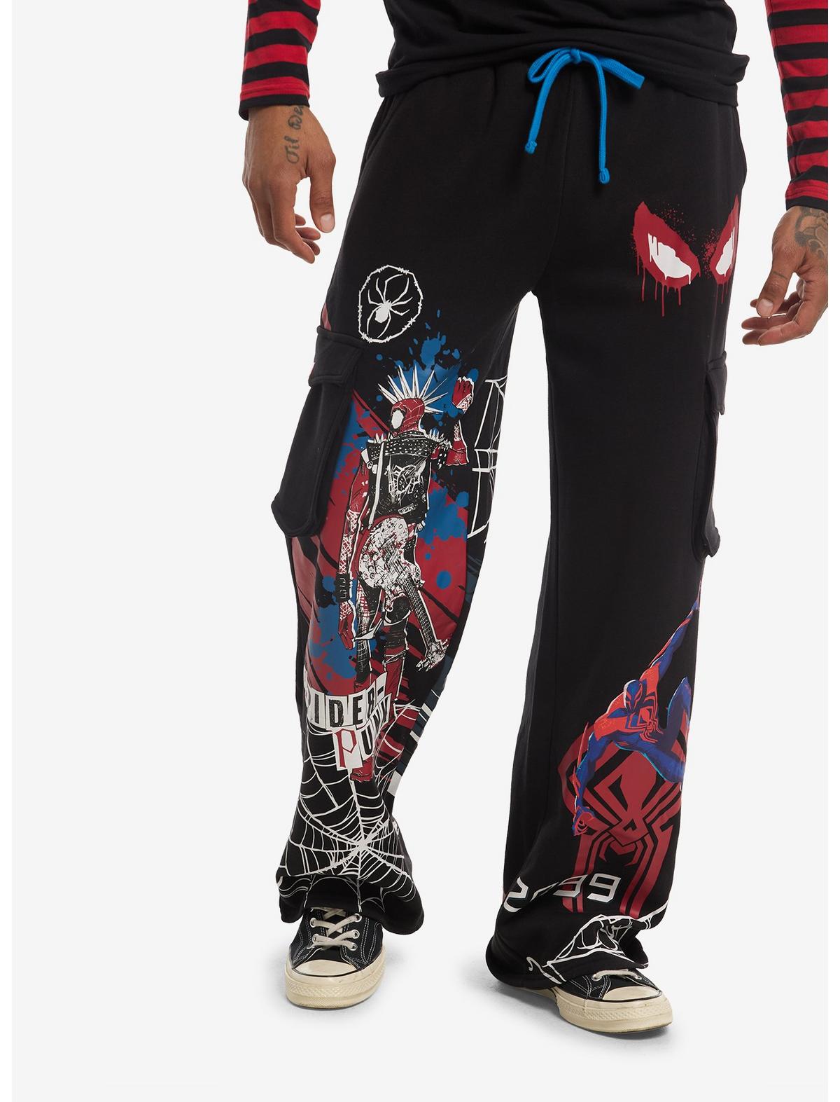 Marvel Spider-Man: Across The Spider-Verse Cargo Sweatpants - US 2563