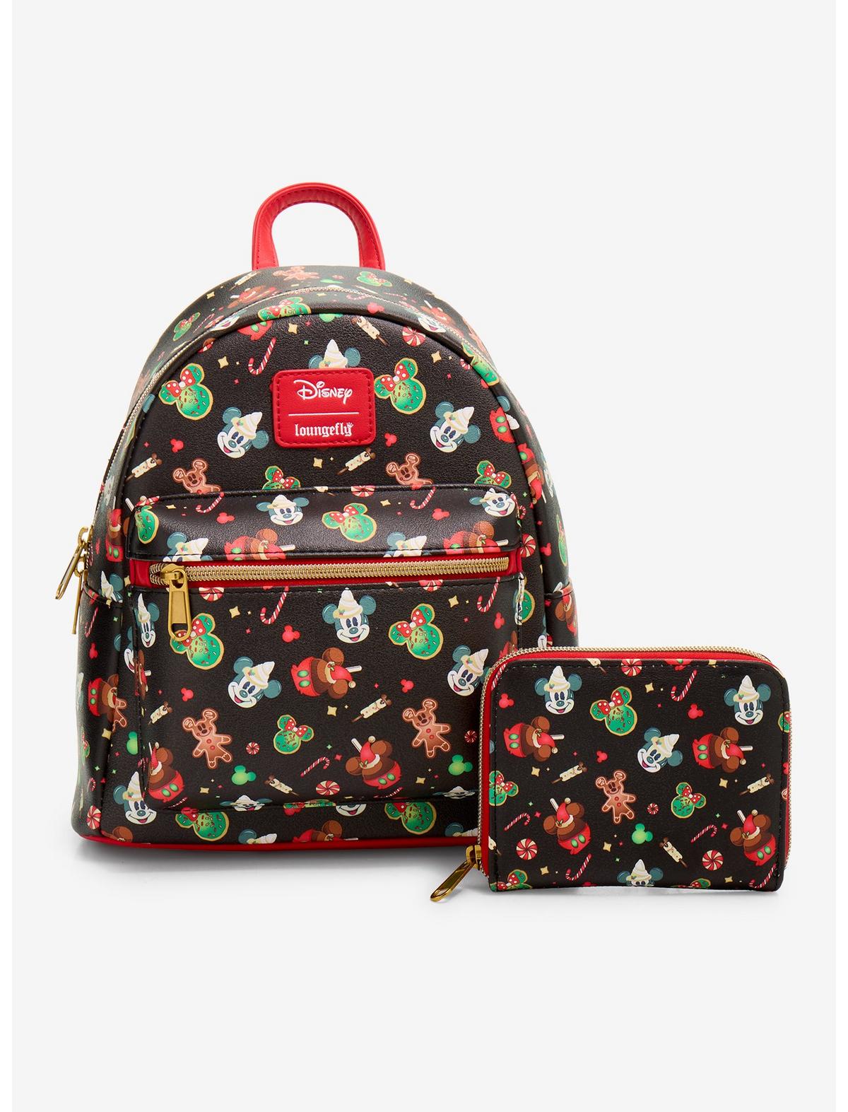 Loungefly Disney Mickey Mouse Festive Treats Mini Backpack Hot Topic Exclusive - US 0864
