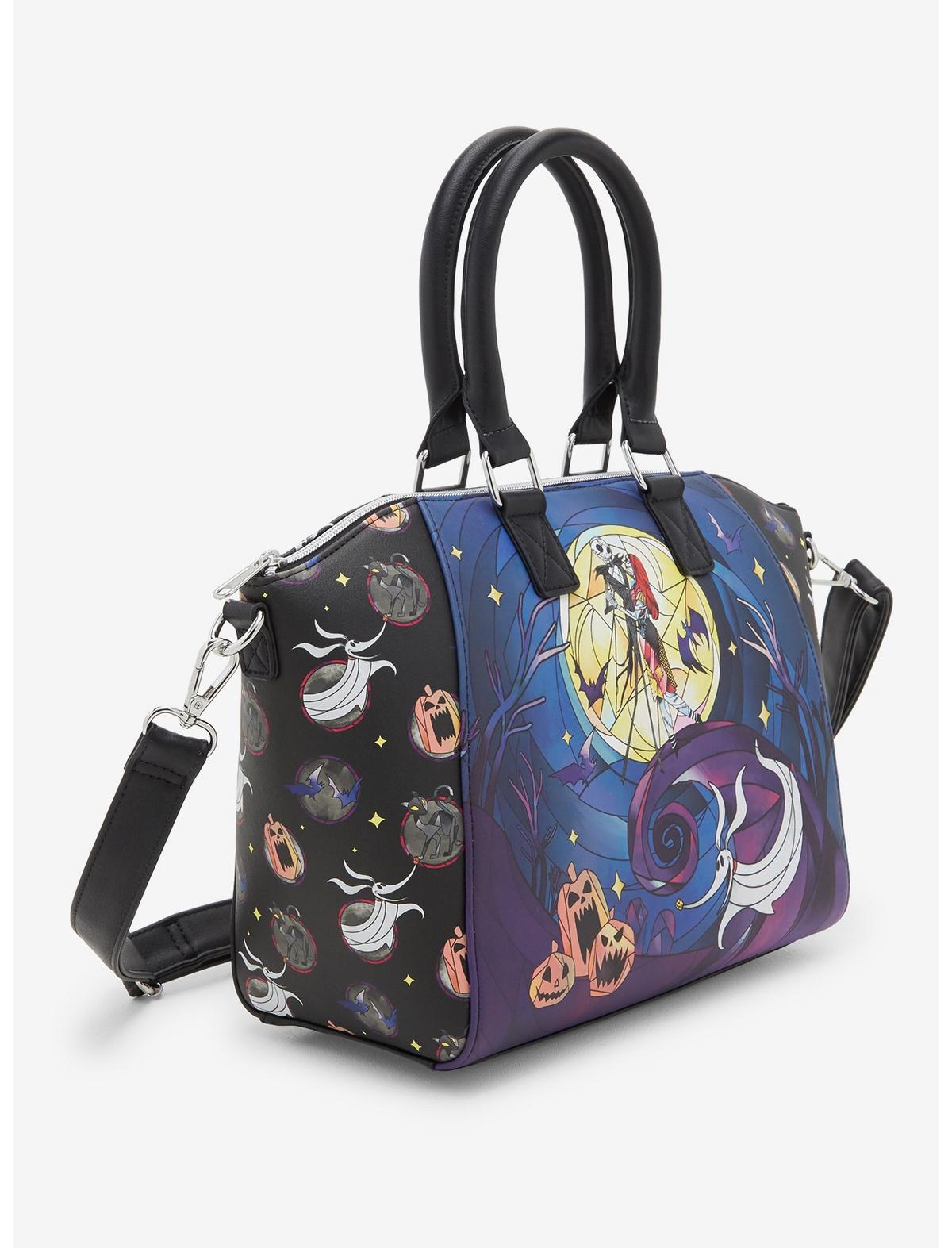 Loungefly The Nightmare Before Christmas Stained Glass Satchel Bag - US 0033