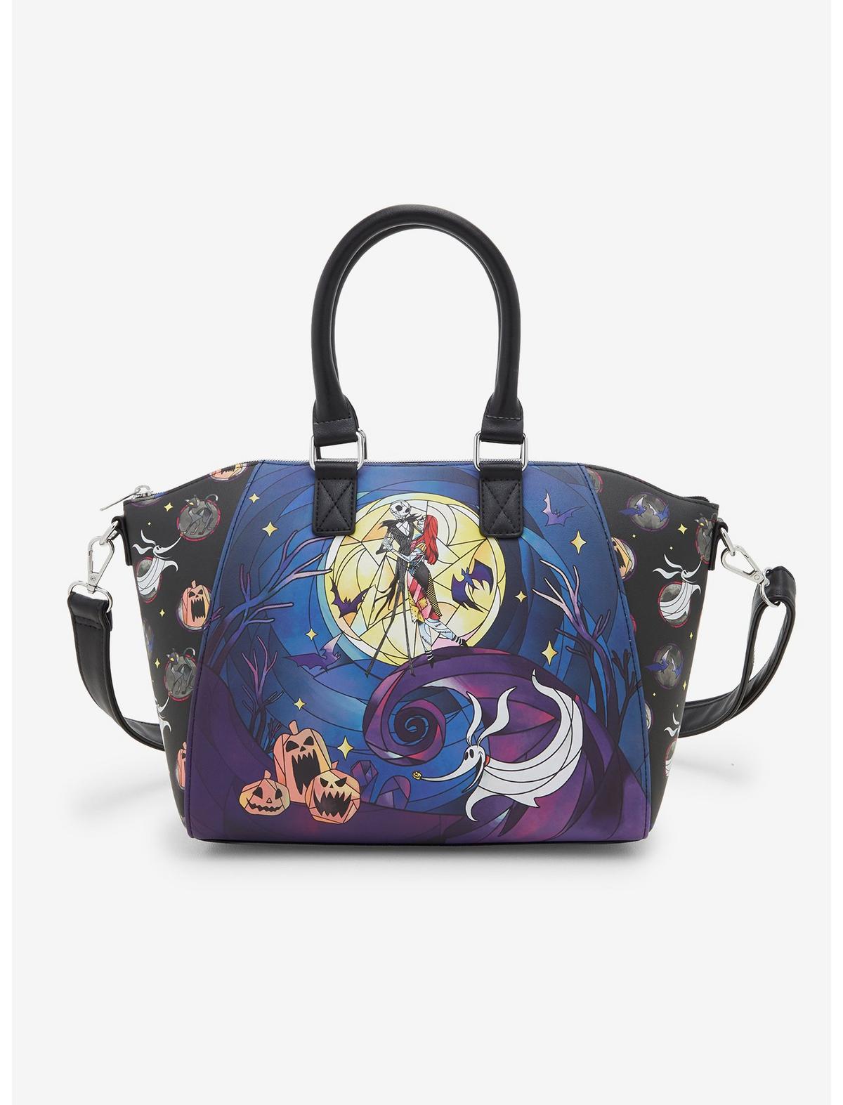 Loungefly The Nightmare Before Christmas Stained Glass Satchel Bag - US 0033