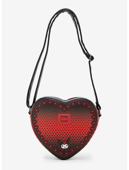 Loungefly Kuromi Devil Heart Crossbody Bag - US 0001