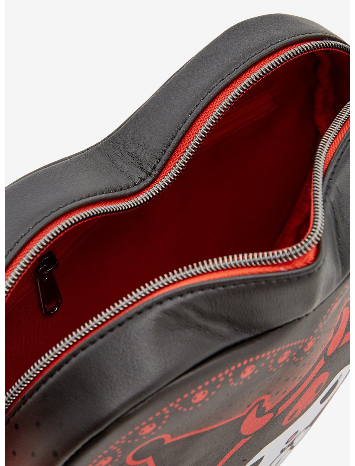 Loungefly Kuromi Devil Heart Crossbody Bag - US 0001