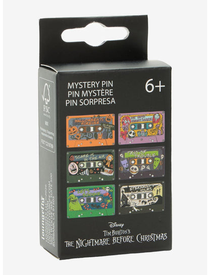 Loungefly The Nightmare Before Christmas Cassette Blind Box Enamel Pin Hot Topic Exclusive - US 5567