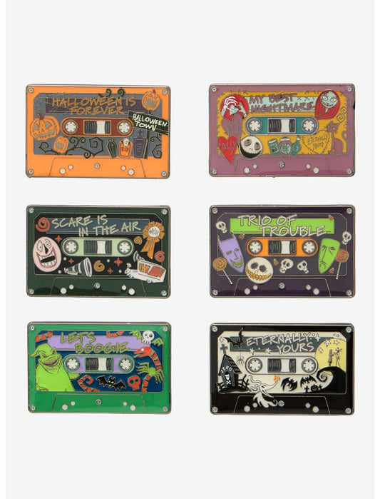 Loungefly The Nightmare Before Christmas Cassette Blind Box Enamel Pin Hot Topic Exclusive - US 5567