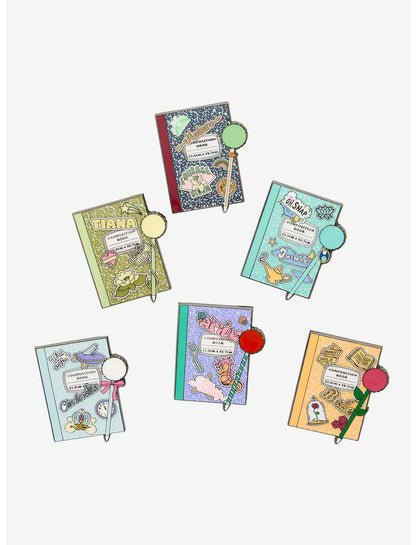 Loungefly Disney Princess Notebook Blind Box Enamel Pin Hot Topic Exclusive - US 2372