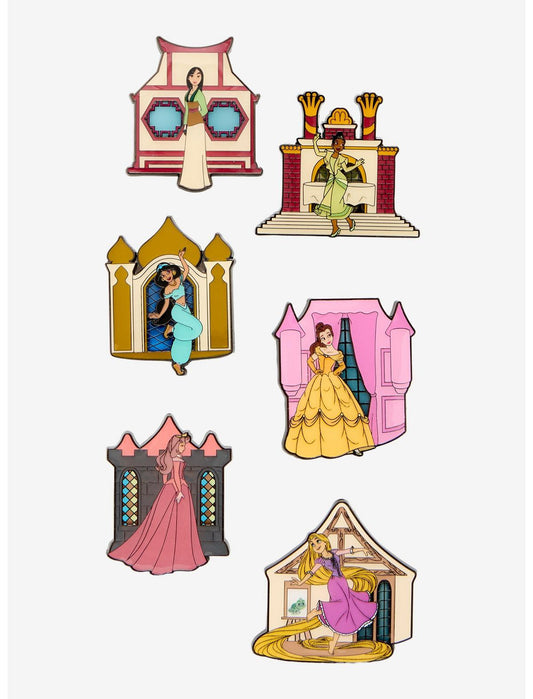 Loungefly Disney Princess Castle Blind Box Enamel Pin Hot Topic Exclusive - US 3200