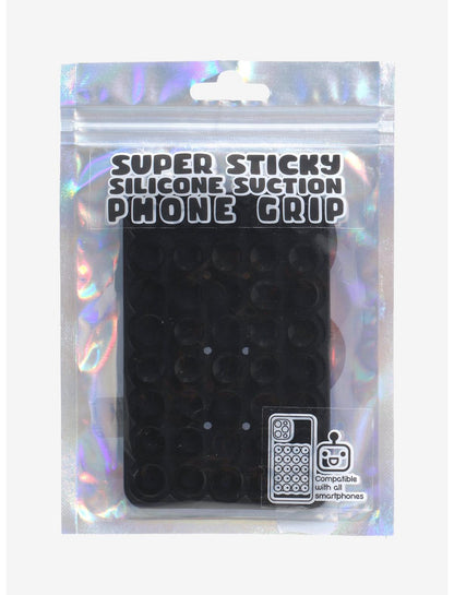 Black Silicone Suction Phone Grip - US 9032
