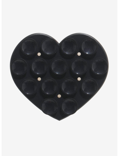 Black Heart Suction Phone Grip - US 0578