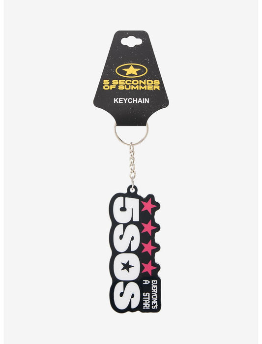 5 Seconds Of Summer Star Keychain - US 4423