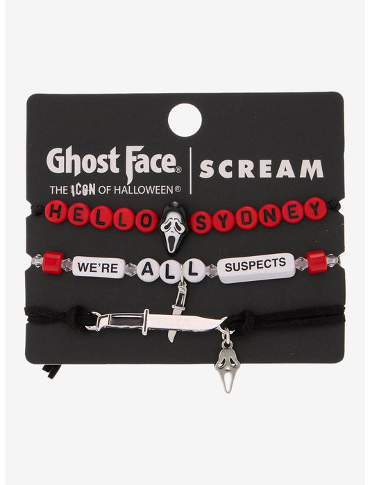 Ghost Face Quote Bracelet Set - US 2284